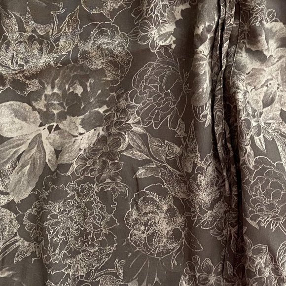 NWOT Silky Gray Floral Xhilaration Sleepwear Pants size Medium - Picture 8 of 11